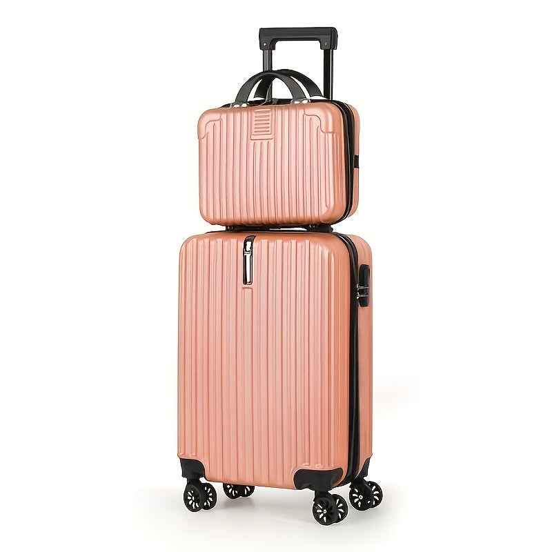 2-Piece Spinner Luggage Set – 20” Carry-On & 14” Crossbody Handbag