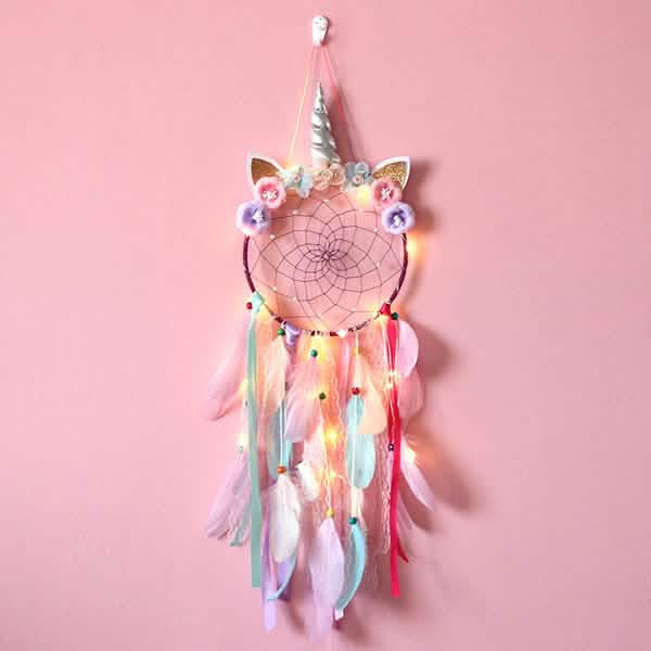 Handmade Feather Dream Catcher Wall Hanging Decoration