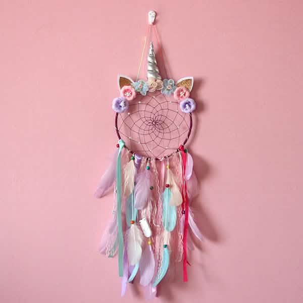 Handmade Feather Dream Catcher Wall Hanging Decoration