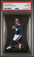 Graded 2024 Panini Select Caleb Williams #378 Rookie RC Football Card PSA 10 Gem Mint