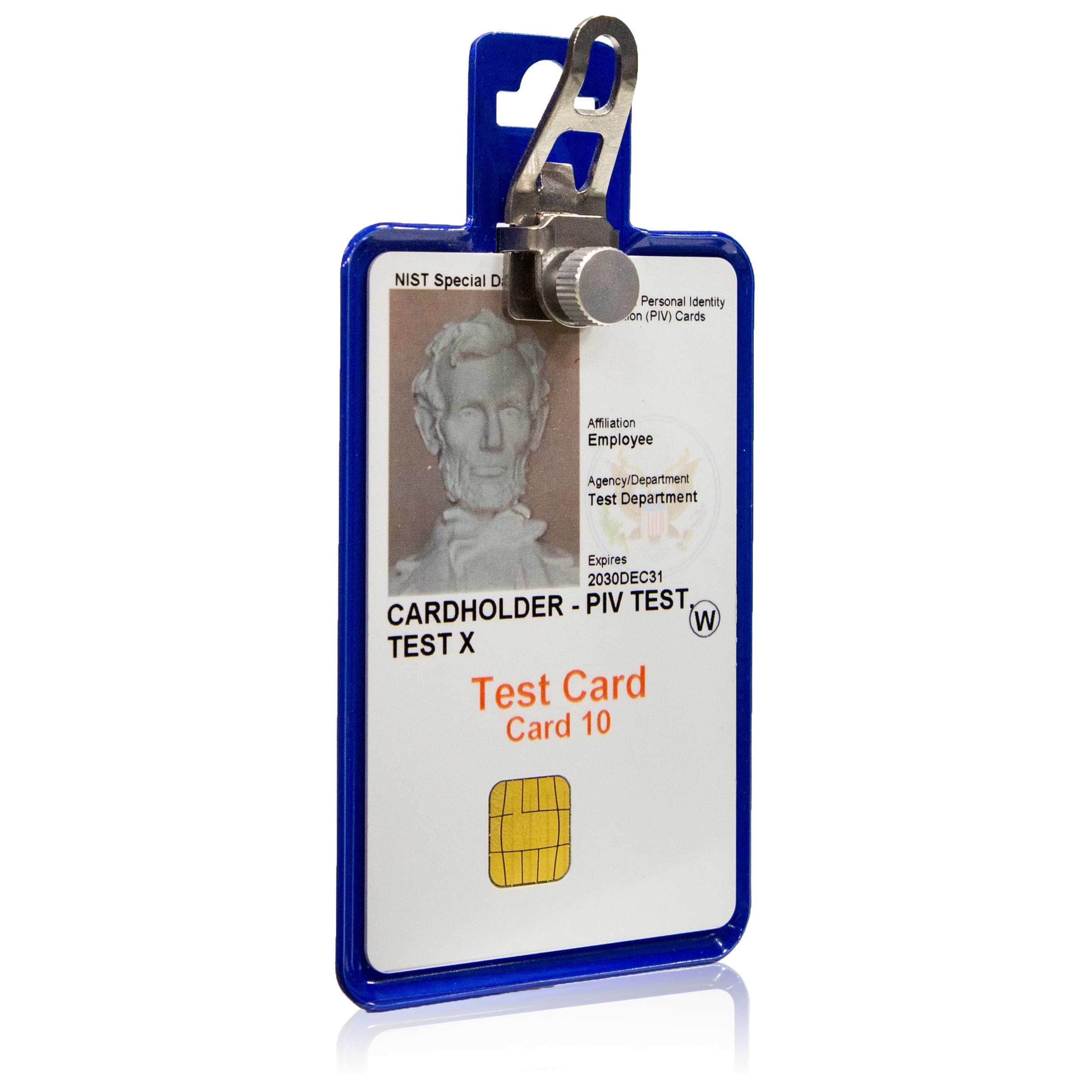 All Metal Magnetic Badge Holder - RFID Secure Badge Holder Genesis™ with BloxProx™