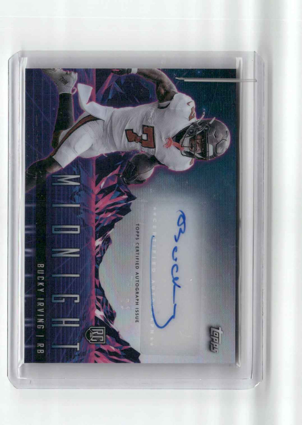2024 Topps Midnight Rookie Horizons Bucky Irving #RHS-BI Autograph Rookie RC Football Card