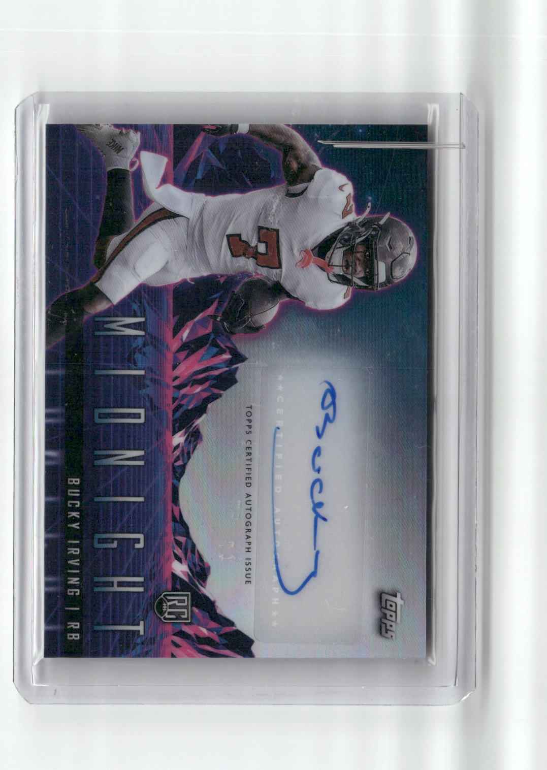 2024 Topps Midnight Rookie Horizons Bucky Irving #RHS-BI Autograph Rookie RC Football Card