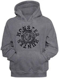 MONSTER HUNTER-CIRCLE-GUNMETAL HEATHER SWEATSHIRT HOODIE