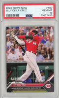 Graded 2023 Topps Now Elly De La Cruz #400 Rookie RC Baseball Card PSA 10 Gem Mint