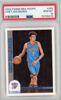 Graded 2022 Panini NBA Hoops Chet Holmgren #282 Rookie RC Basketball Card PSA 10 Gem Mint