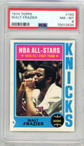 Graded 1974 Topps Walt Frazier #150 Basketball Card PSA 8 NM-MT