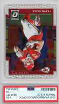 Graded 2017 Panini Donruss Optic Travis Kelce #65 Football Card PSA 10 Gem Mint