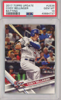 Graded 2017 Topps Update Cody Bellinger #US38 Batting Rookie RC Baseball Card PSA 10 Gem Mint