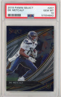 Graded 2019 Panini Select DK D.K. Metcalf #207 Field Level Rookie RC Football Card PSA 10 Gem Mint