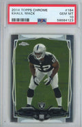 Graded 2014 Topps Chrome Khalil Mack #184 Rookie RC Football Card PSA 10 Gem Mint