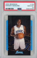 Graded 2004-05 Bowman DP Draft Picks & Prospects Dwight Howard #129 Rookie RC Basketball Card PSA 10 Gem Mint