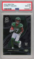 Graded 2022 Panini Spectra Garrett Wilson #145 Rookie RC Football Card PSA 10 Gem Mint