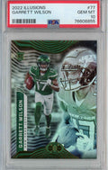 Graded 2022 Panini Illusions Garrett Wilson #77 Rookie RC Football Card PSA 10 Gem Mint