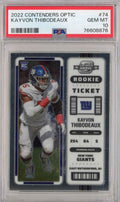Graded 2022 Panini Contenders Optic Kayvon Thibodeaux #74 Rookie RC Football Card PSA 10 Gem Mint
