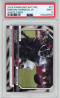 Graded 2024 Panini Instant NFL Marvin Harrison Jr #51 White Tiger /5 Rookie RC Football Card PSA 9 Mint