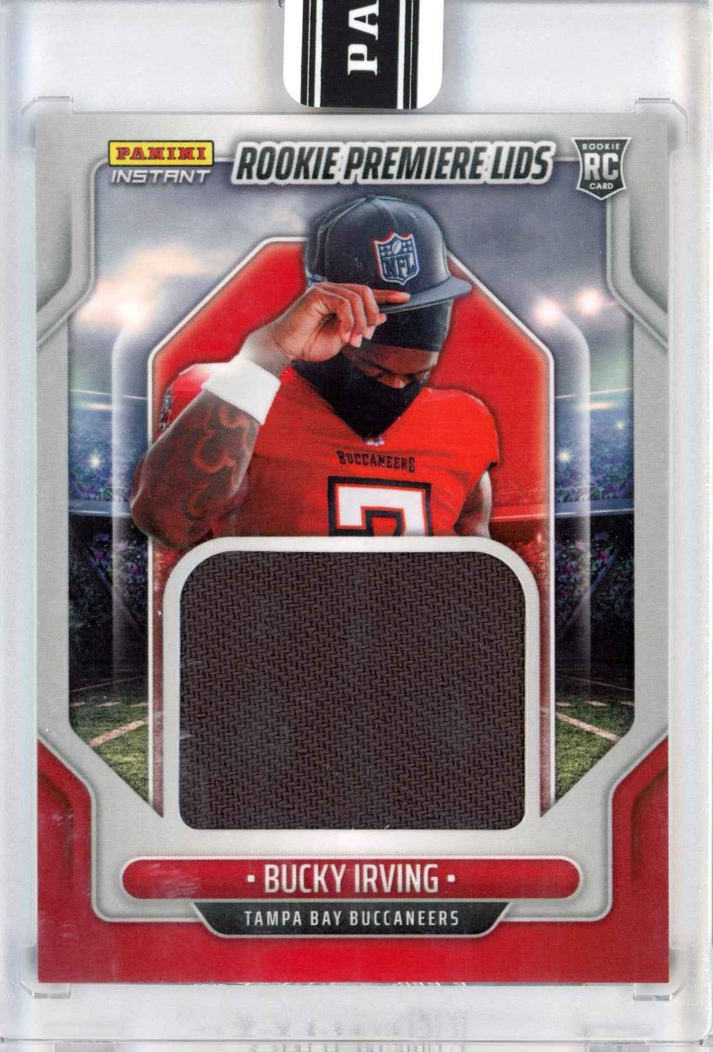2024 Panini Instant Bucky Irving #RPL-9 Rookie Premiere Lids /10 Rookie RC Football Card