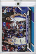 2024 Topps Bowman U Now Cooper Flagg/Tyrese Proctor #97 Blue /49 Duke Blue Devils Basketball Card