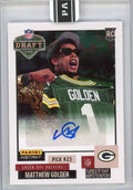 2025 Panini Instant NFL Matthew Golden #DN12 Draft Night Auto /99 Green Bay Packers Rookie RC Football Card