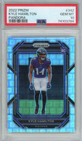 Graded 2022 Przim Kyle Hamilton #342 Pandora Rookie RC Football Card PSA 10 Gem Mint