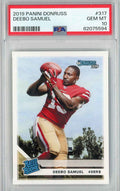 Graded 2019 Panini Donruss Deebo Samuel #317 Rookie RC Football Card PSA 10 Gem Mint