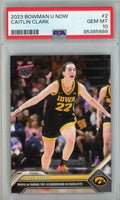Graded 2023 Topps Bowman U Now Caitlin Clark #2 Rookie RC Basketball Card PSA 10 Gem Mint