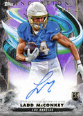 2024 Topps Inception Ladd McConkey #RALM Purple Autograph /125 Rookie RC Football Card