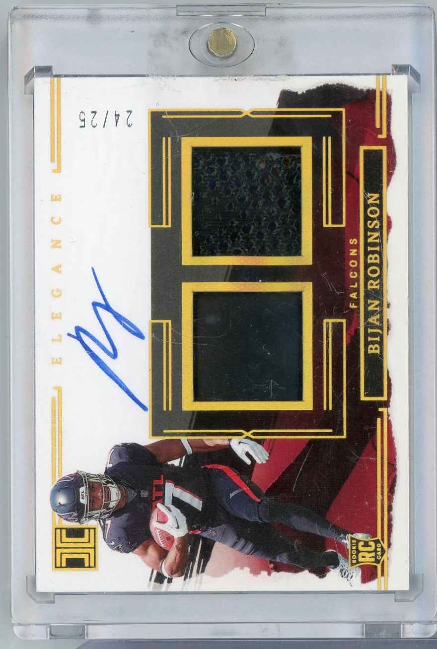 2023 Panini Impeccable Bijan Robinson #3 RPA Auto /25 Rookie RC Football Card