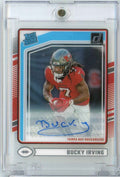 2024 Panini Clearly Donruss Bucky Irving #86 Autograph Rookie RC Football Card