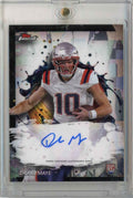 2024 Topps Finest Drake Maye #RFA-DM Auto New England Patriots Rookie RC Football Card