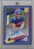 2025 Donruss The Rookies Cam Skattebo #19 /299 Auto Rookie RC Football Card
