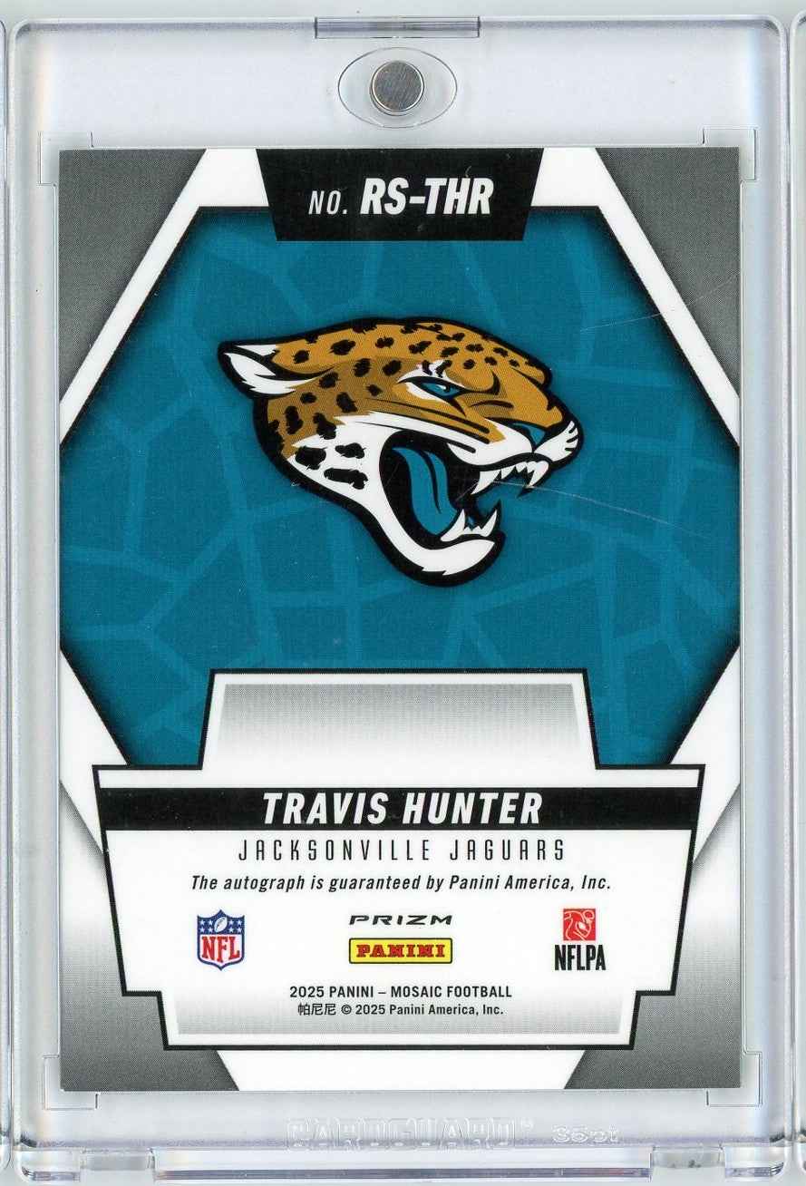 2025 Panini Mosaic Travis Hunter #RSTHR Rookie Scripts Auto Rookie RC Football Card