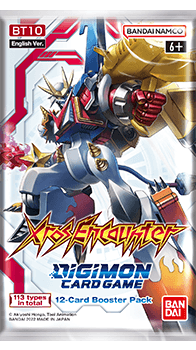 DIGIMON CARD GAME BOOSTER Xros Encounter BT10 [12 Cards]