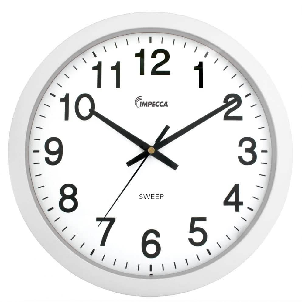 Impecca 10" Wall Clock, Silent Mov.