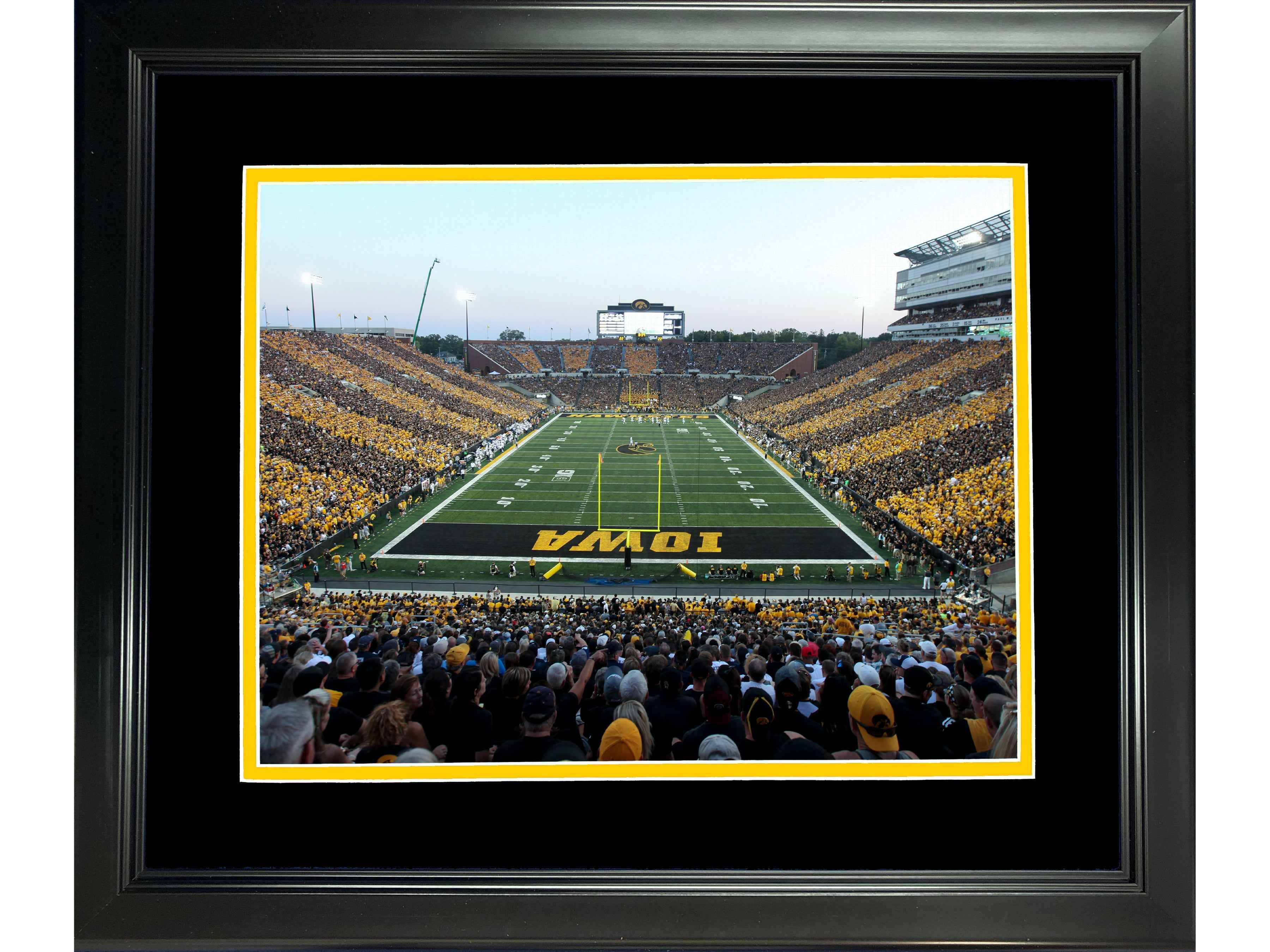 Framed Kinnick Stadium Iowa Hawkeyes 11"x14" NCAA Football Photo Professionally Matted