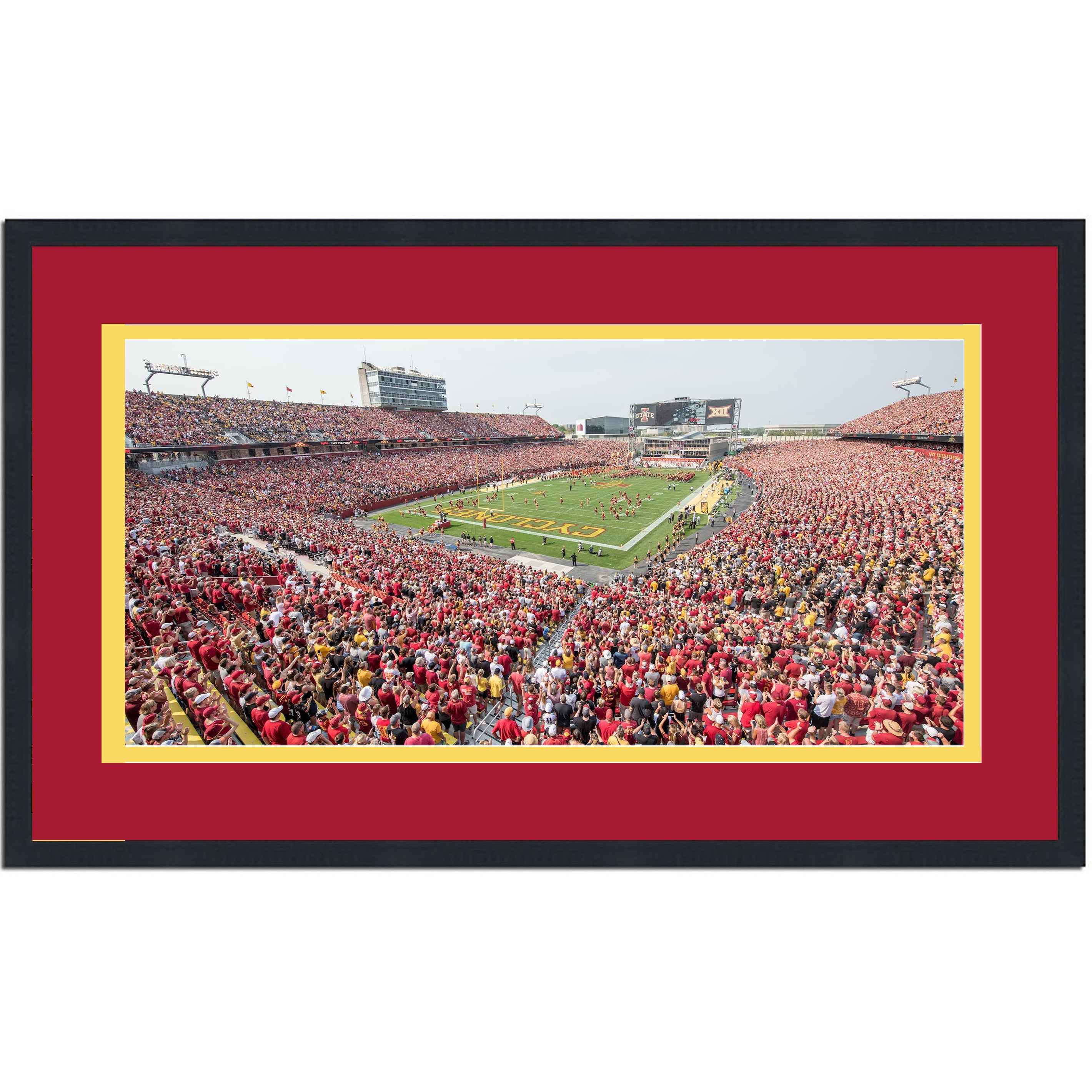Framed Jack Trice Stadium Iowa State Cyclones 16x24 NCAA Football Photo Professionally Matted