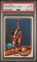 Graded 1979 Topps Kareem Abdul-Jabbar #10 Basketball Card PSA 8 NM-MT
