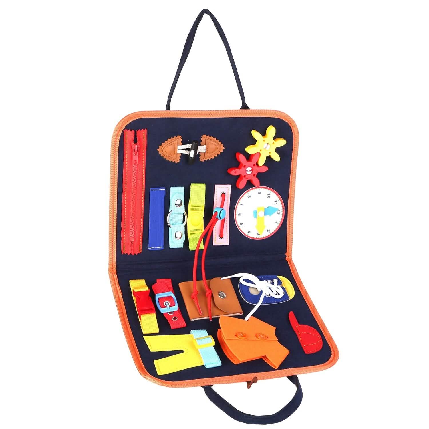 Kids Busy Board Sensory Activity Board Preschool Learning Toys
