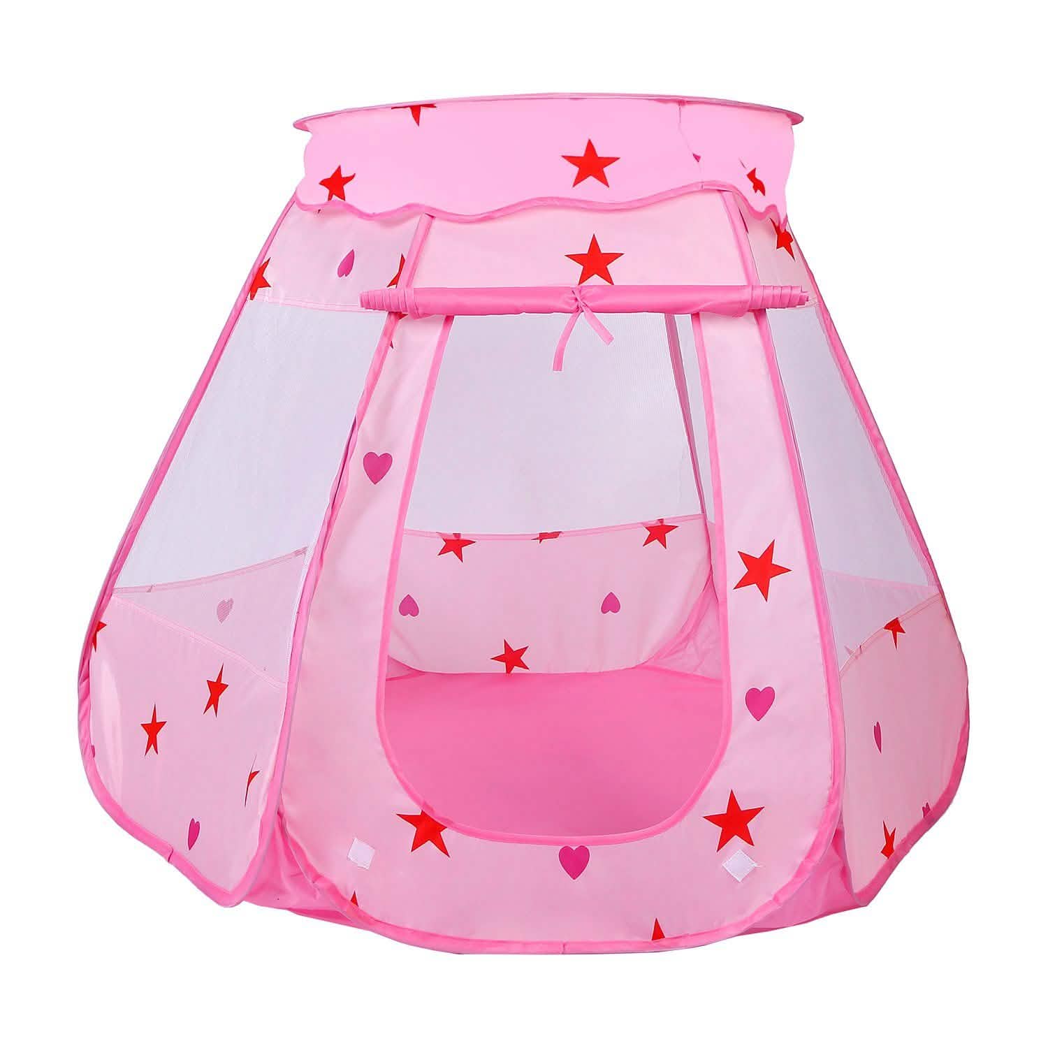 Kids Pop Up Prince Princess Toddler Play Tent