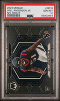 Graded 2023 Panini Mosaic Will Anderson #ND19 NFL Debut Rookie RC Football Card PSA 10 Gem Mint