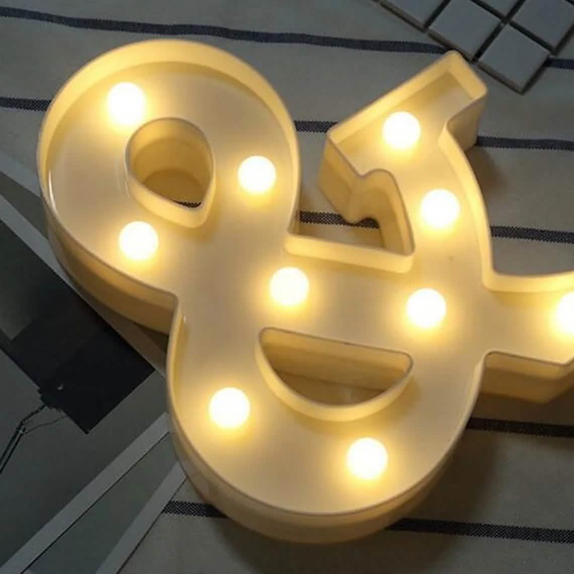 LED Alphabet Light