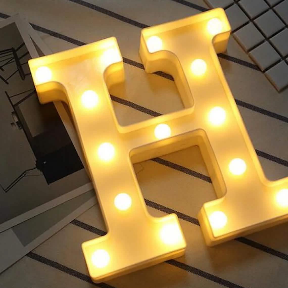 LED Alphabet Light
