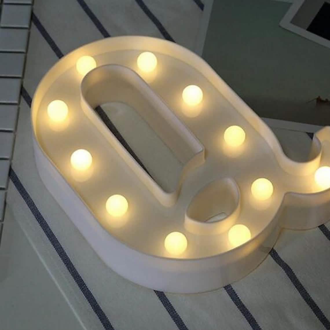 LED Alphabet Light