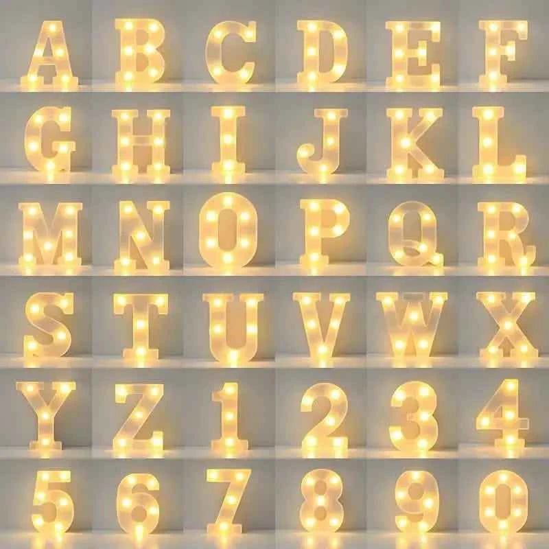 LED Alphabet Light