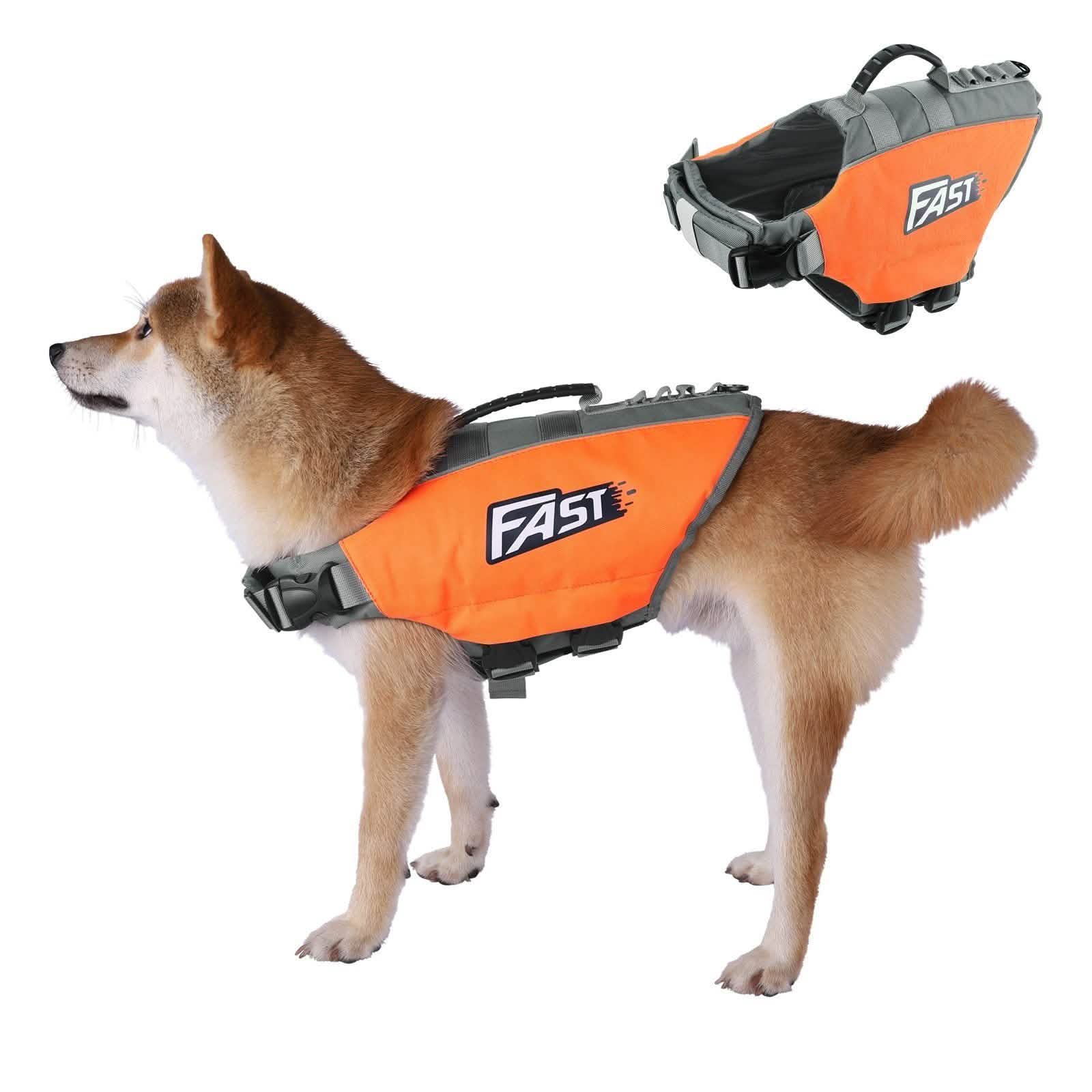 Life Jacket Reflective Safety Vest with Adjustable Buckles & Durable Rescue