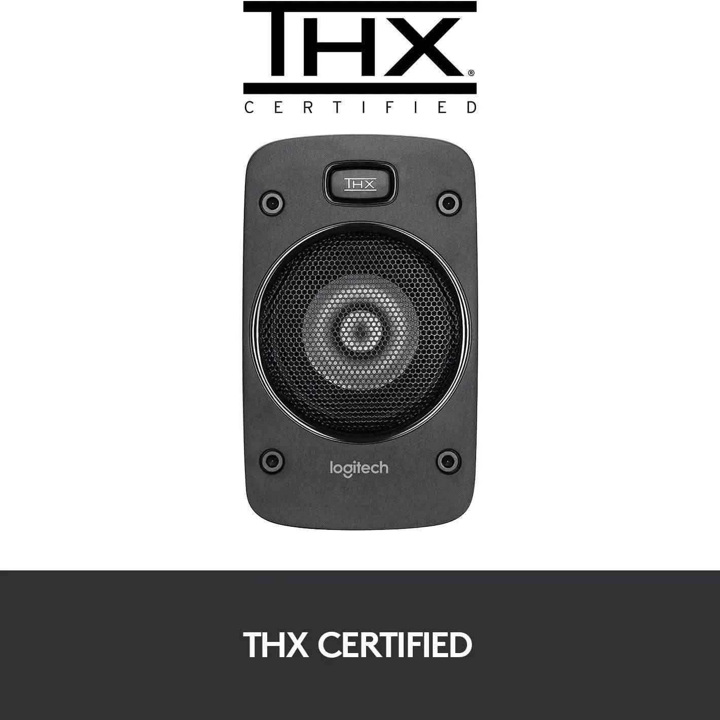 Logitech Z906 5.1 Surround Sound Speaker System - THX, Dolby Digital and DTS Digital Certified (Refurbished)