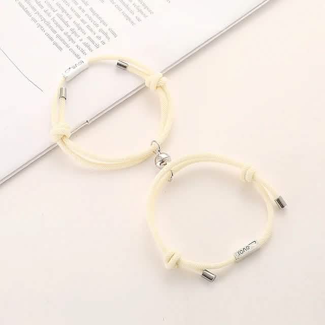 Magnetic Adjustable Simple Rope Couple Bracelet