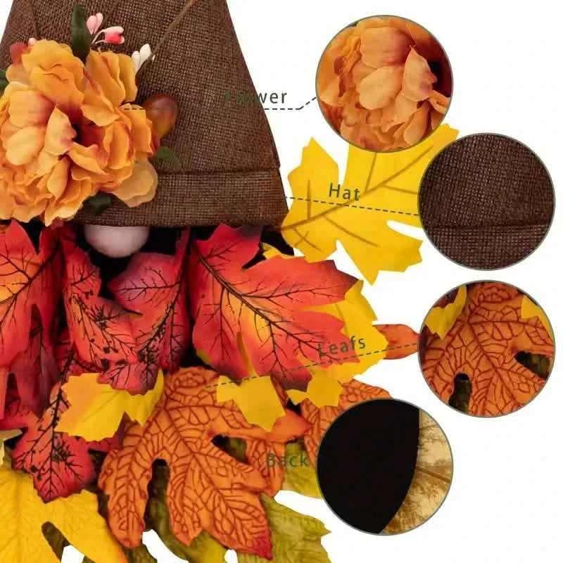 Maple Gnome Front Door Hanging Decorations