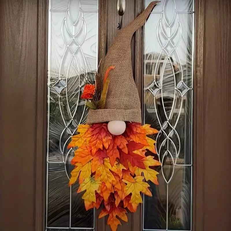 Maple Gnome Front Door Hanging Decorations