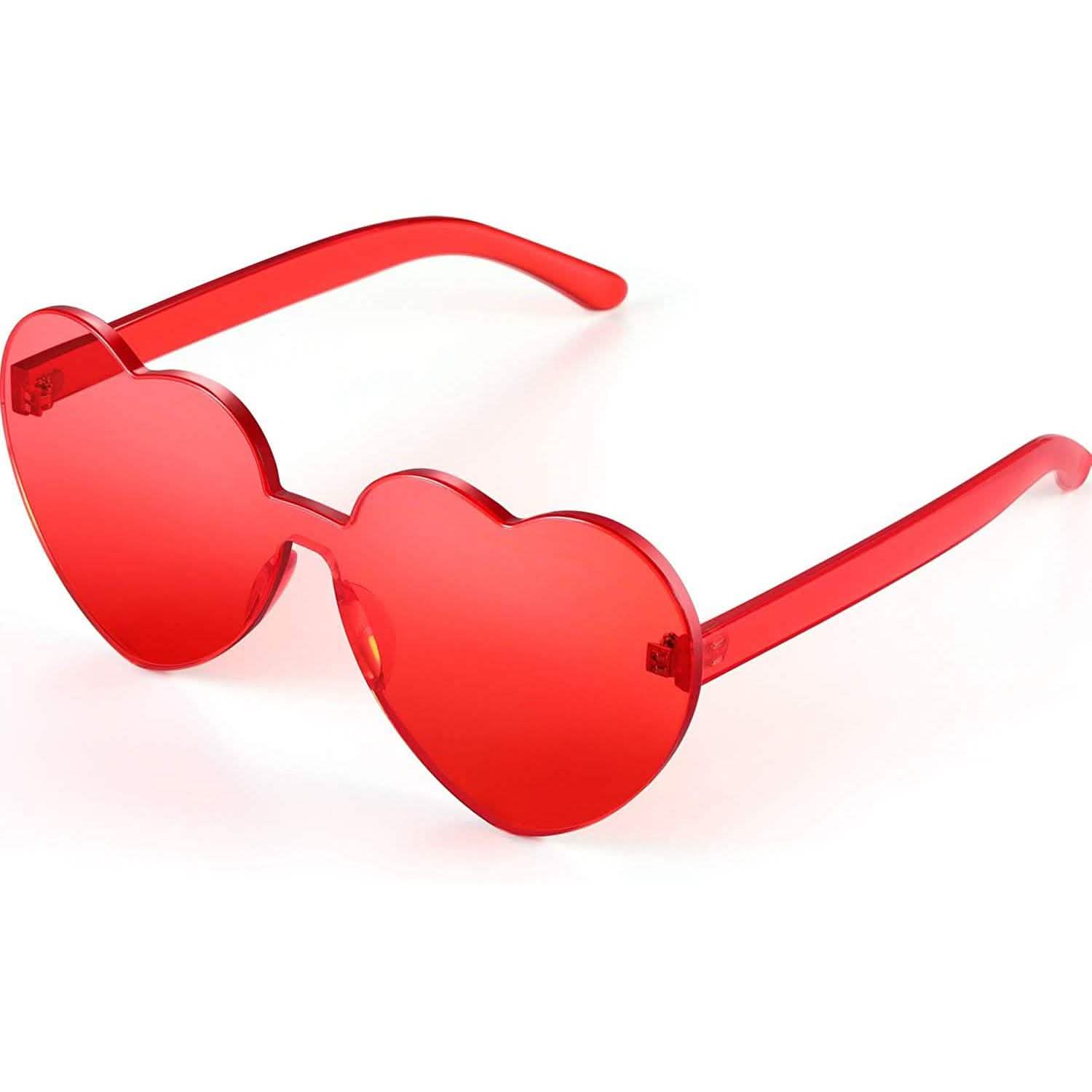 Maxdot Heart Shape Sunglasses Party Sunglasses